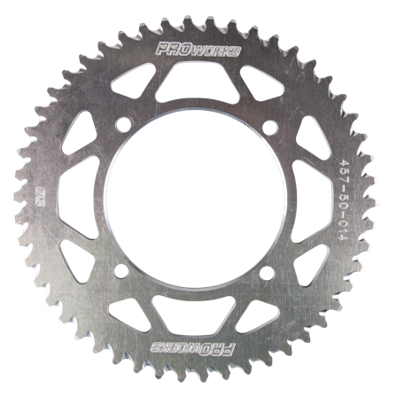 Tandwiel Achter Proworks Aluminium Zilver - Kawasaki KX 80 1983-2000