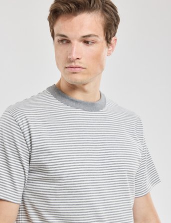 Armor Lux Striped T-Shirt Héritage - Grey - L