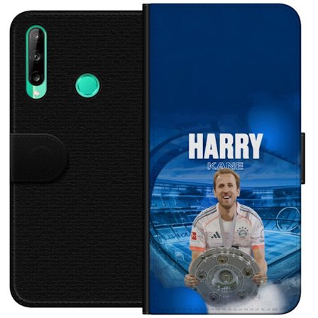 Kompatibel Tegnebogsetui til Huawei P40 lite E Harry Kane Bayern München England 26 Bundesliga mål fodbold angriber målscorer kraftfuld afslutter i to