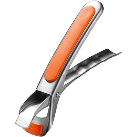Oransje Rustfritt Stål Anti-skålding Multifunksjonell Tang for Varmeisolering Skål for Anti-skålding Varm Plate - Kjøkkentang