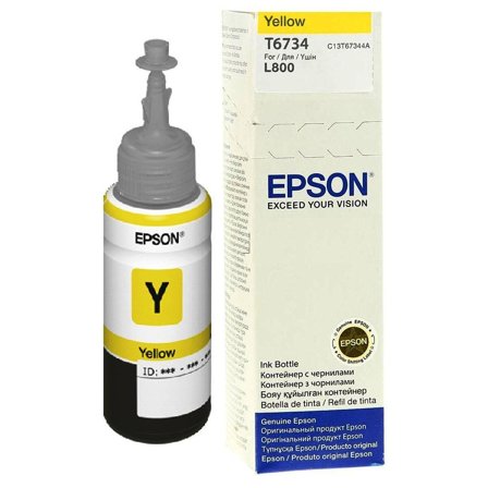 Epson T6734 - gul - original - blekkrefill