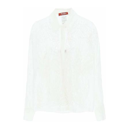 Max Mara Studio Casual Shirts Hvid, Dame Skjorter
