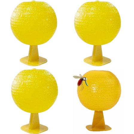 Frugtfluefælde kugle 4 stk. Frugtfluefælder klæbrige frugtfluefælde kugle fluefælder hængende fluefælde kugle klæbrige frugtfluefælde kugler til 