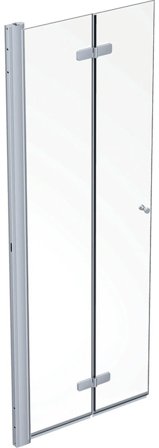 Contura Showerama Duschdörr silver/klarglas, vänster 90 cm, Badrum