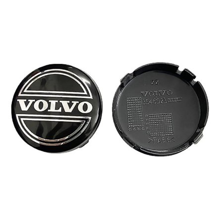 4st för volvo bil navkapsel navetikett abs plastlock 64mm