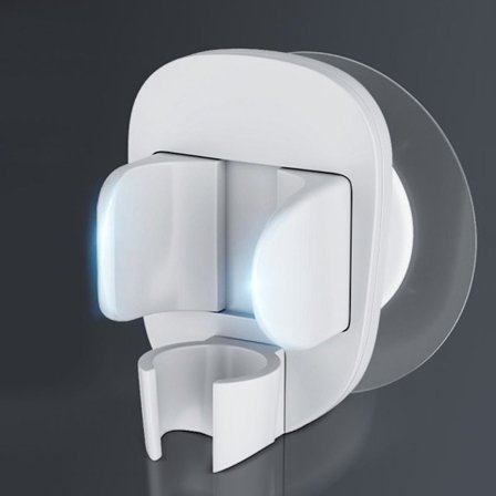 Dusjhodeholder Dusjhodebrakett HVIT