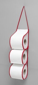 Toarullehållare röd utan garn och mönster - Vervaco