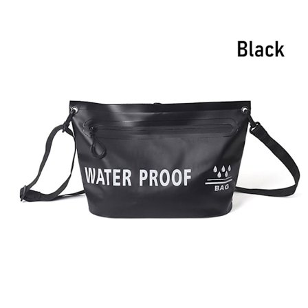 1 Stk Tørrpose Reiseglidelås Håndveske SVART SORT