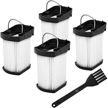 4 stk. udskiftningsstoffilter kompatibel med Shark trådløs håndstøvsuger Wv401bl Wv401pk Wv40