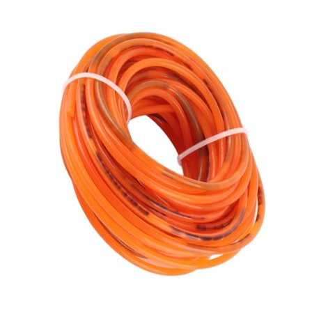Orange Glat Overflade PU Polyurethan Rund Rem til Drivtransmission (3mm*10m)