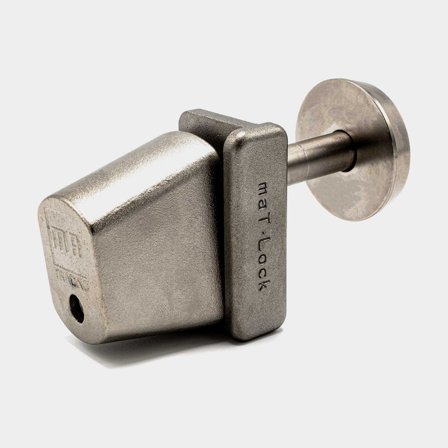 Blocco motore per fuoribordo Combilock Riglock, classe 4, per motori imbullonati, corto (adatto per specchio di poppa + supporto motore 60 - 85 mm)