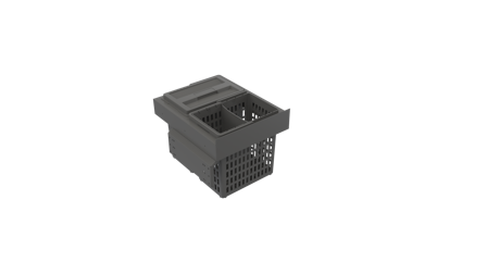 Beslag Design Select Side Hero Kildesorteringsbeholder mørkegrå, Lager & miljø