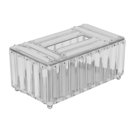 Gullbelagt vevboks Elegant design Multifunksjonell sølv