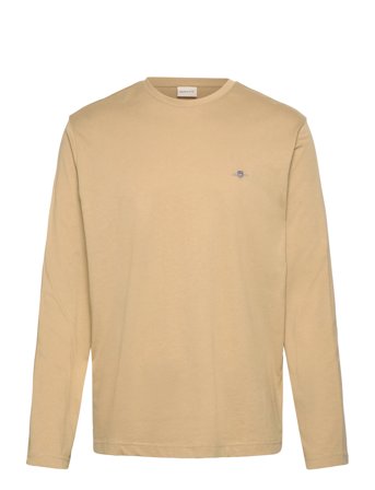 GANT Reg Shield Ls T-Shirt - Yellow - XXXL