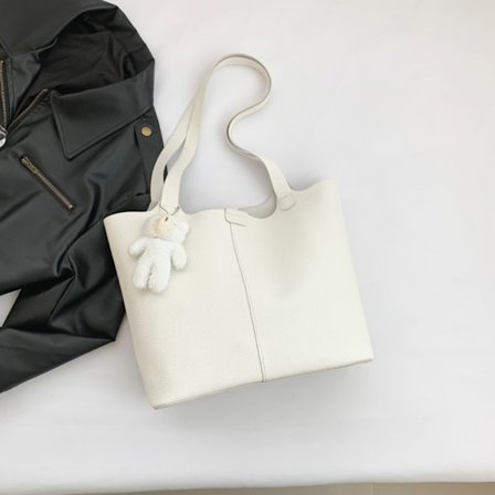 Skuldertaske Underarmstaske HVID