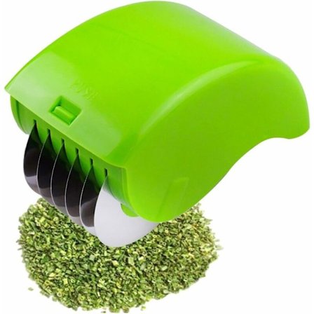 Urtekvern i rustfritt stål med håndbeskyttelse, for grønnsaksskjærer