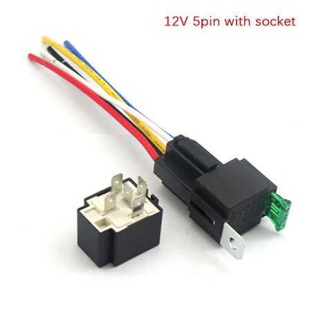 1st 12V DC 4-stift bil Automotive Fused Relay 30A Normally Open R