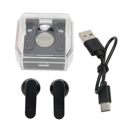 Bluetooth Hörlurar Trådlösa IPX7 Vattentäta Stereo Bas Sport Hörlurar Laddningsfodral Kompatibel Telefon Surfplatta