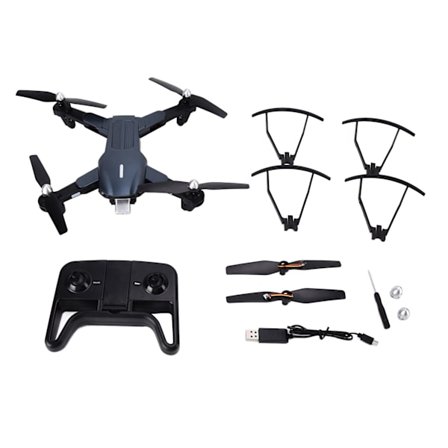 1809 Quadcopter 4K HD Flyvende Drone 2.4GHz Foldbar Lys Med Dobbelt Kamera Telefon Fjernbetjening Uden Lysstrøm