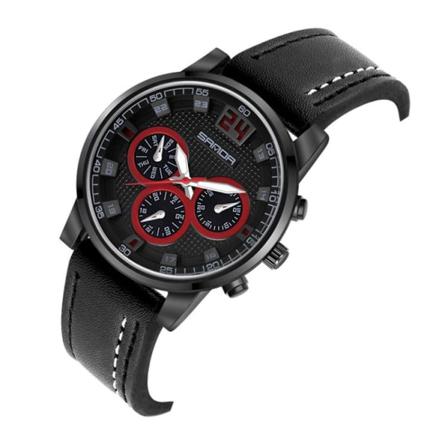 Quartz Klocka / Armbandsur - Svart