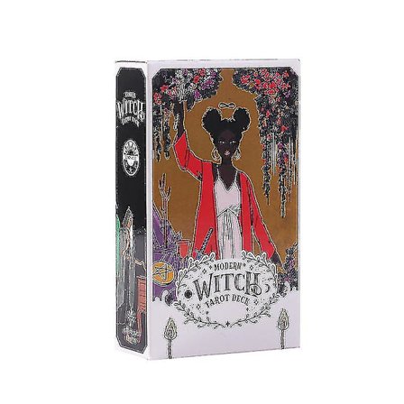 Det Moderne Hekse Tarotkort Sæt Guidebog Kort Bord Kortspil Magisk Skæbne Spådomskort 78 stk. Tt49