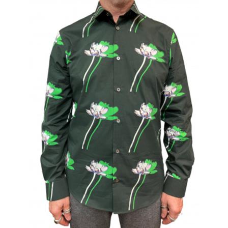 Paul Smith - Skjortor - Grön - Herr - Storlek: Xl, Herr, Storlek: XL