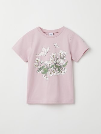 Polarn O. Pyret - Print T-shirt - 92 - Childrenswear - pink