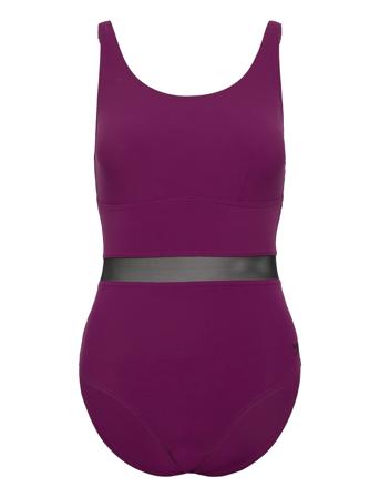Womens Shaping Luniaglow 1 Piece Badedrakt Badetøy Lilla Speedo*Betinget Tilbud