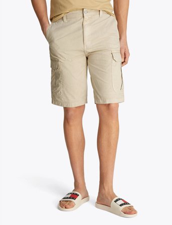 Tommy Jeans Tjm Otis Twill Reg Cargo Short - Cream - 30