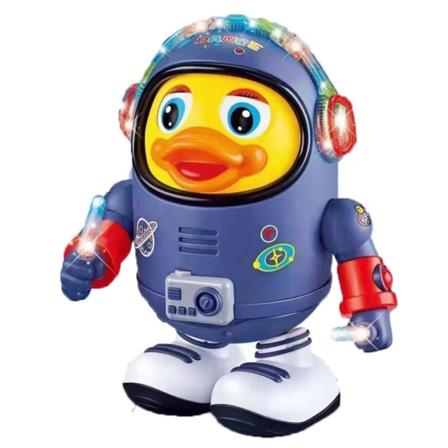 Electric Musical Dancing Duck Toy - Sjovt og lærerigt Space Duck Legetøj til børn