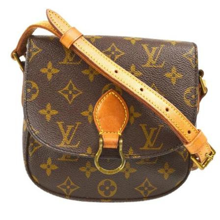 Louis Vuitton Vintage, Pre-owned Canvas louis-vuitton-bags Bruin, Dames, Maat:ONE Size