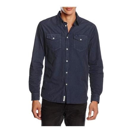 Pepe Jeans Shirt Blå, Herre