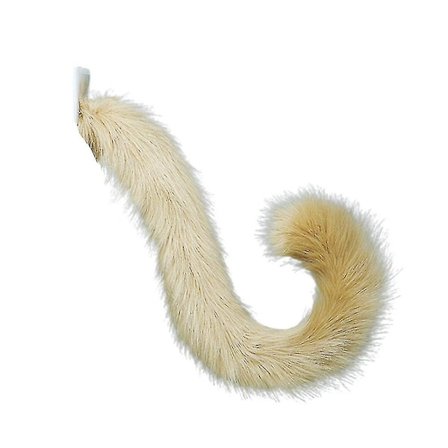 Falsk pels katte-ræve kostume hale Halloween julefest kostume 80 cm