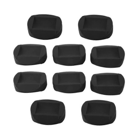 10 stk Møbelkopper - Sengestopper, møbelbeskyttelse i gummi for alle gulv med møbelhjul