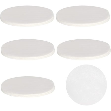 500 st ark papper för ångade hamburgare, non-stick bakplåtspapper - runt