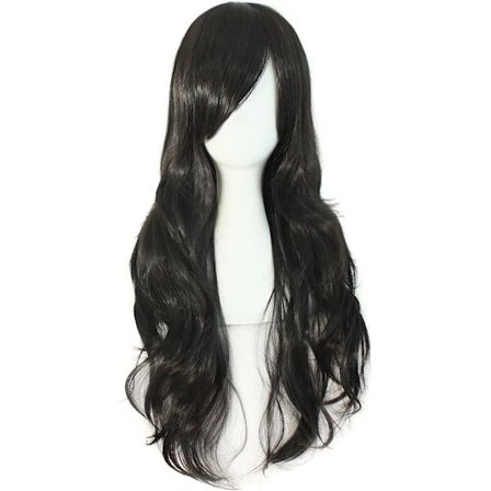 70cm/ 28 tum Lång Lockig Dam Curl Anime Kostym Peruker