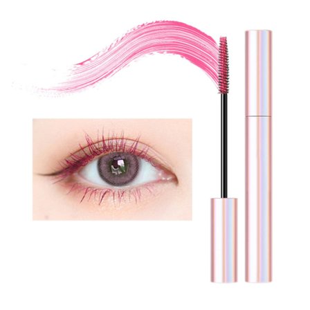 Färgad Mascara Fiber Lash Mascara Långvarig Vattentät och Smetfri Ögonmakeup