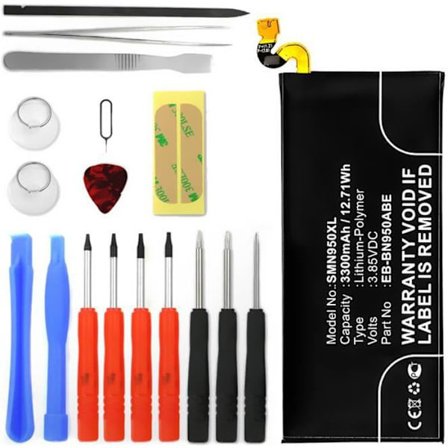 Batteri - SUBTEL - EB-BN950ABE - 3300mAh - Litiumjon - Kompatibel med Samsung Galaxy Note 8