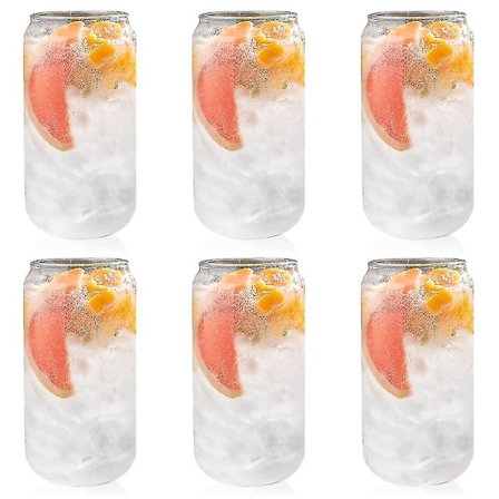 Kan Ølglas, Glas 6 stk. Sæt, 20 Kan Glas, Ølglas, Ølglas, Øl