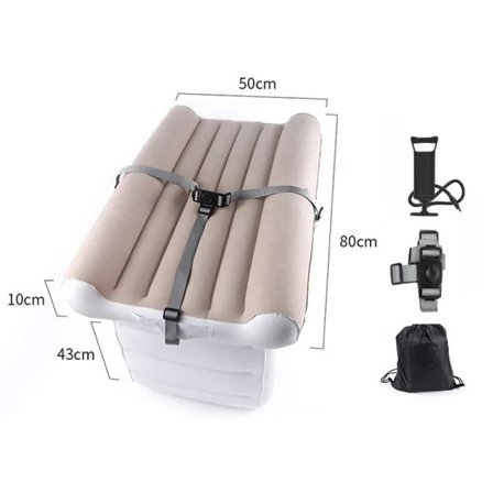 Flygplan Bil Säng Barn Uppblåsbar Småbarn Flygplan Säng Baby Rese Plan Säng med Hand Pump
