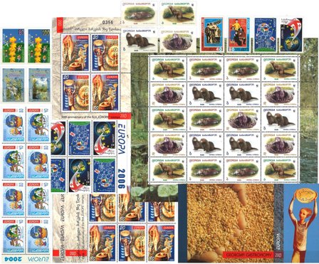 WWF og EUROPA - 16 frimærker, 2 ark, 3 hæftesammentryk, 1 hæfte - Postfrisk