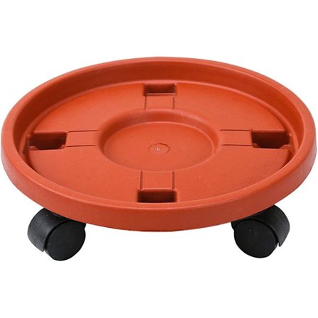 Plantetralle med hjul Heavy Duty Rund Potteplante Stativ Mover
