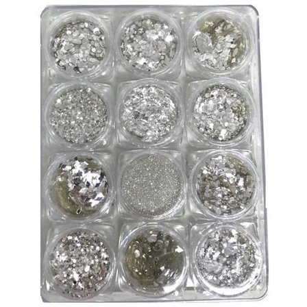 Dekorations set - Mixade former - 12 Former - 3 ml / burk