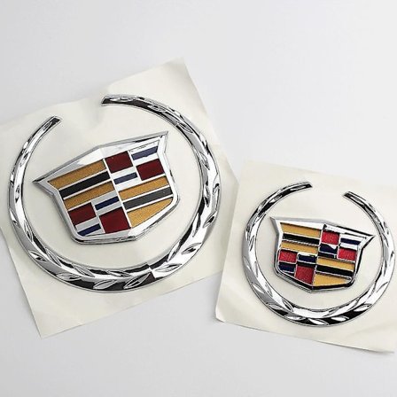 2 st Cadillac dekal dekaler fram och bak SRX ATS XTS dekaler fram och bak