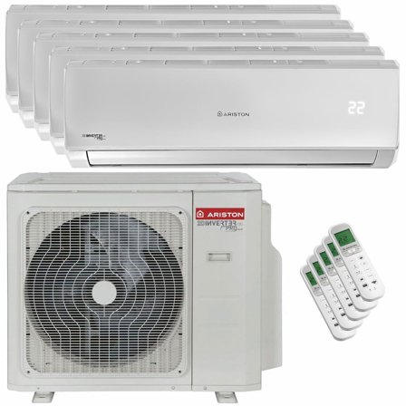Condizionatore Ariston ALYS R32 penta split 9000+9000+9000+12000+12000 BTU inverter A++ unità esterna 12.4 kW