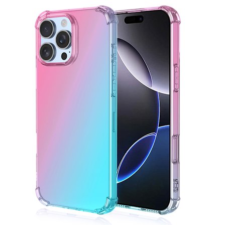 iPhone 16 Pro - Stilrent Skyddande Gradient Silikonskal