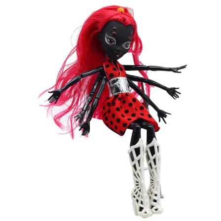 Haloppe Monster Doll Utsökt utförande Dekorativ Rolig Girl Monsters High Doll för present
