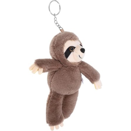 Sød Plys Dovendyr Nøglering Legetøj til Drenge og Piger Dyre Nøgleringsvedhæng Letvægt