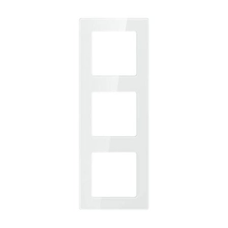Tredobbelt rammestik Avatto N-TS10-Frame-W3 (hvid)
