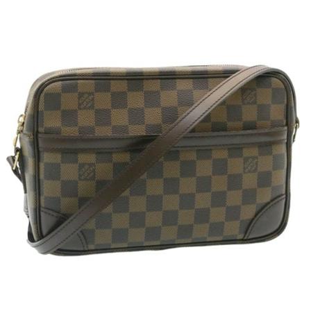 Louis Vuitton Vintage, Pre-owned Canvas Shoulder Bags Bruin, Dames, Maat:ONE Size